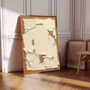 Wabi-Sabi Art | Frayed Linen & Plaster