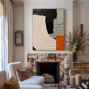 3D-Textured Art | Bold Color Block Flow