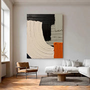 3D-Textured Art | Bold Color Block Flow