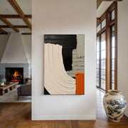 3D-Textured Art | Bold Color Block Flow