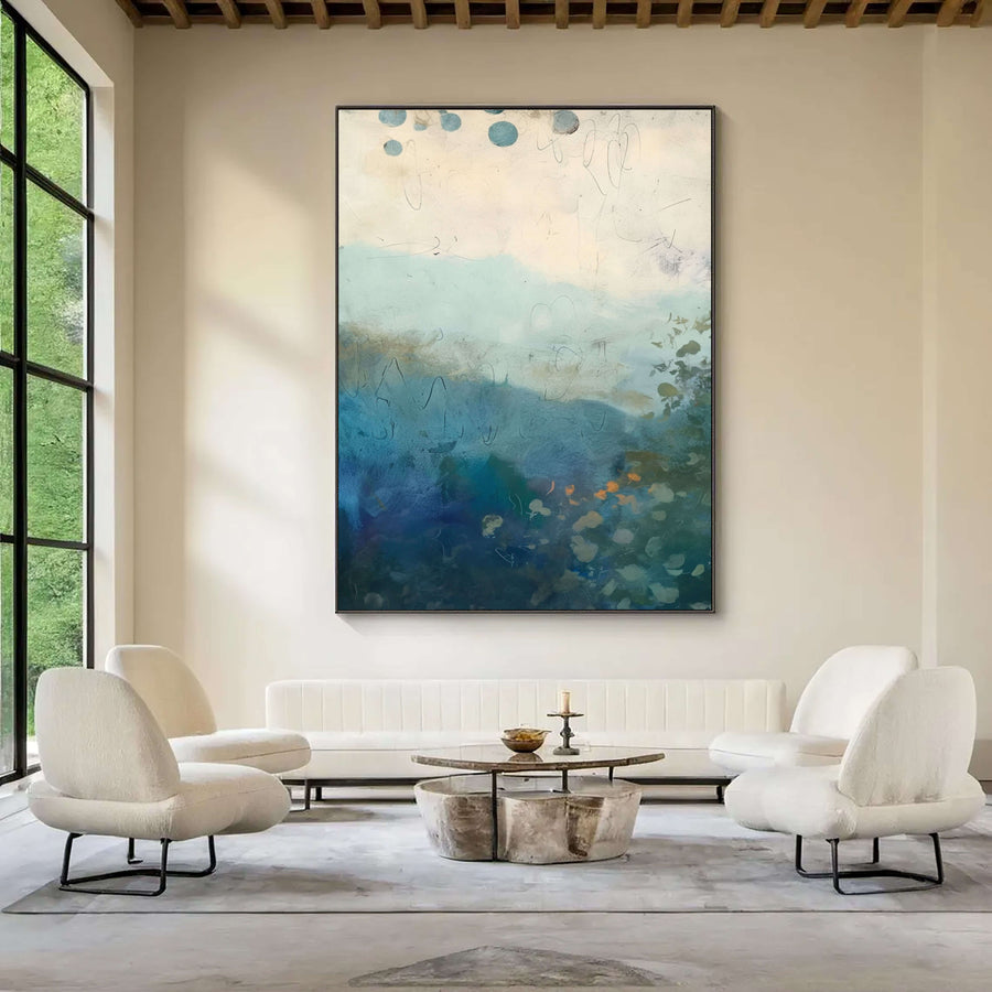 Impressionist Art | Misty Blue Hues