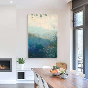Impressionist Art | Misty Blue Hues