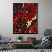Abstract Art | Fiery Fluid Swirls