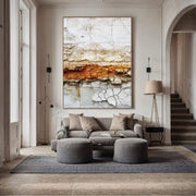 Wabi-Sabi Art | Weathered Block Collage