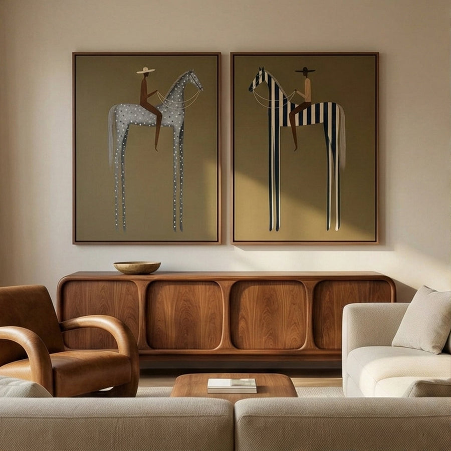 Vintage Americana Art | Spot & Stripe