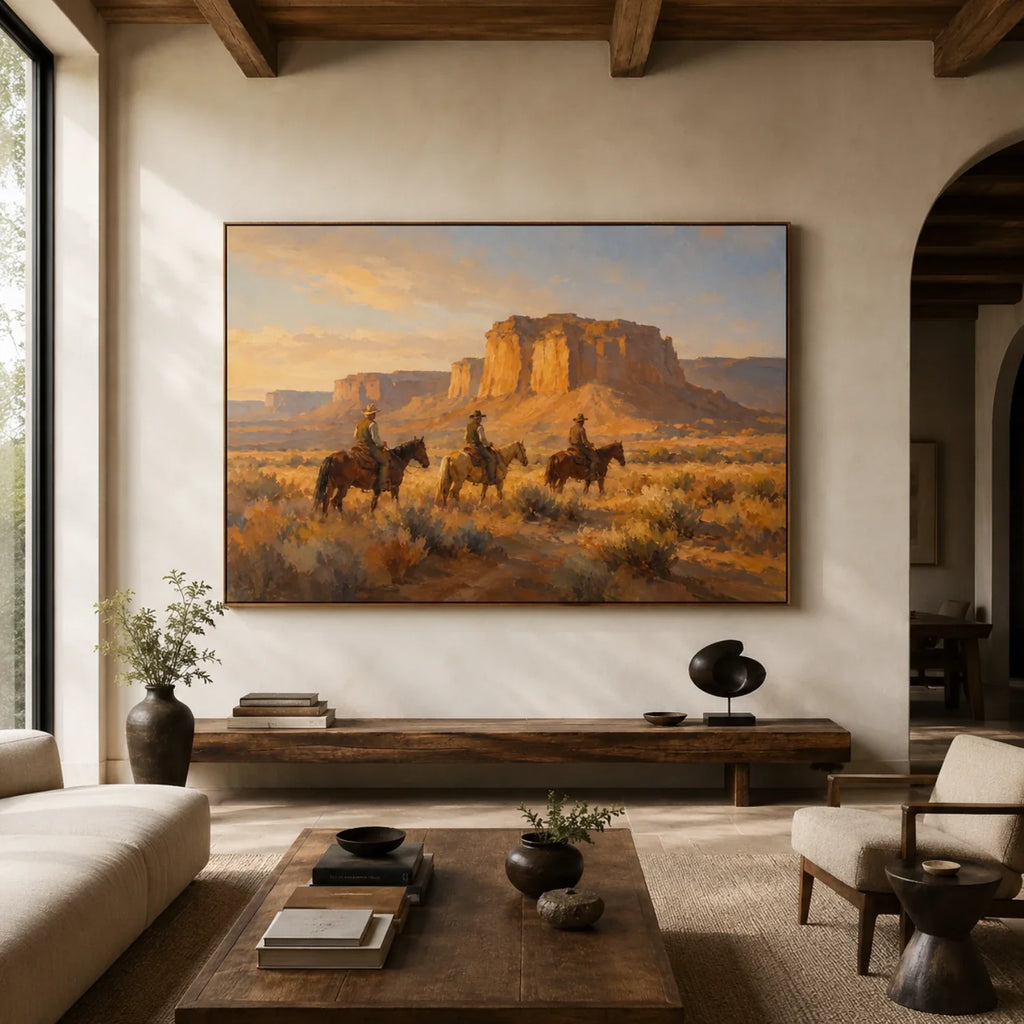Vintage Americana Art | Where the Stone Keeps Time