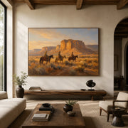 Vintage Americana Art | Where the Stone Keeps Time