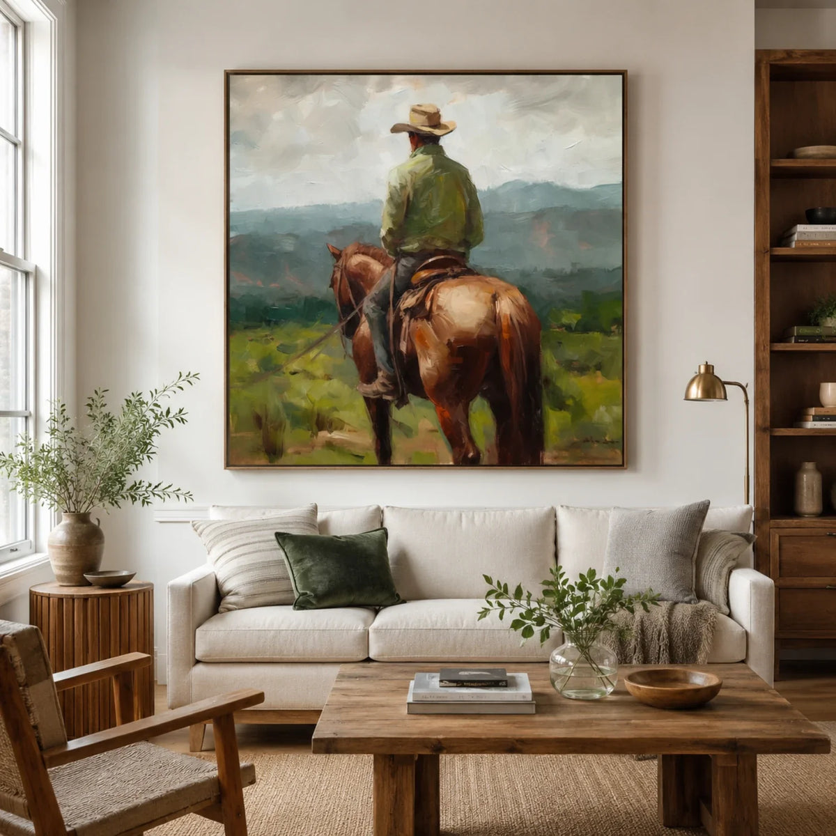 Vintage Americana Art | Where the Quiet Horizon Waits