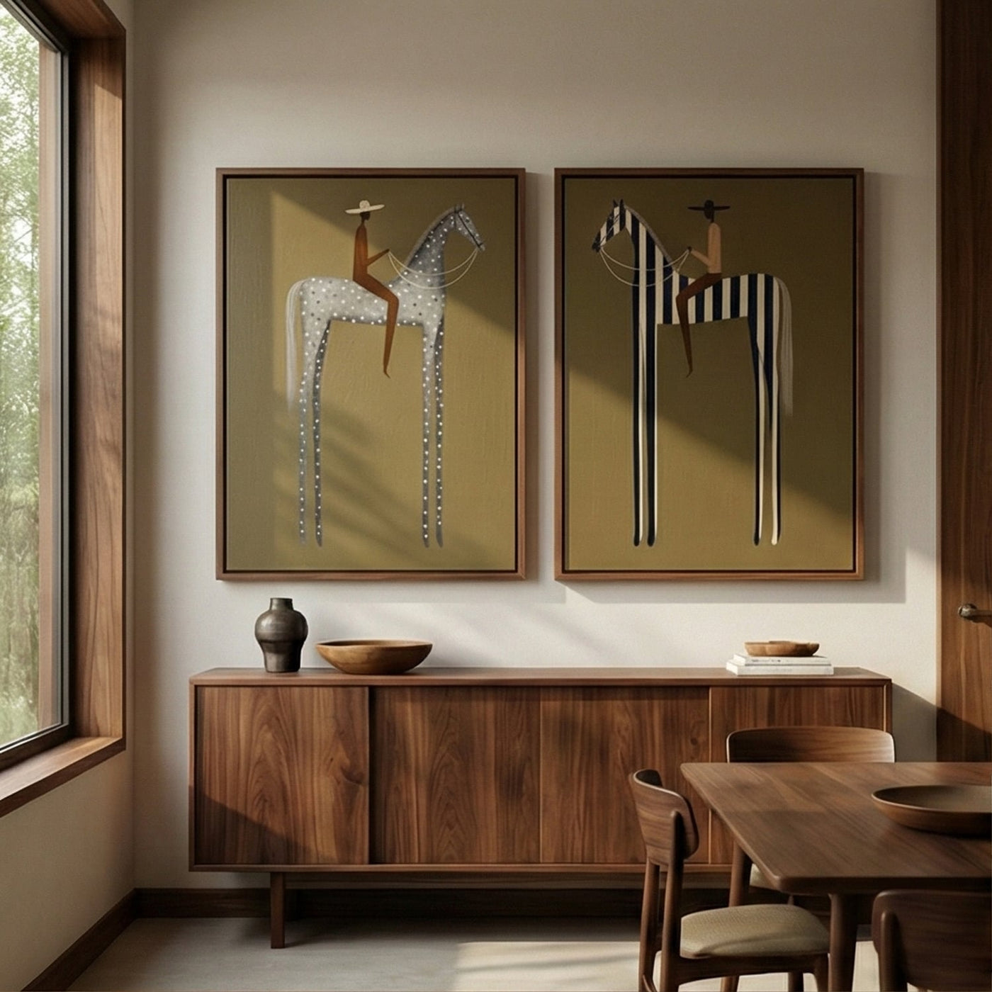 Vintage Americana Art | Spot & Stripe
