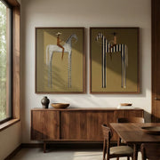 Vintage Americana Art | Spot & Stripe