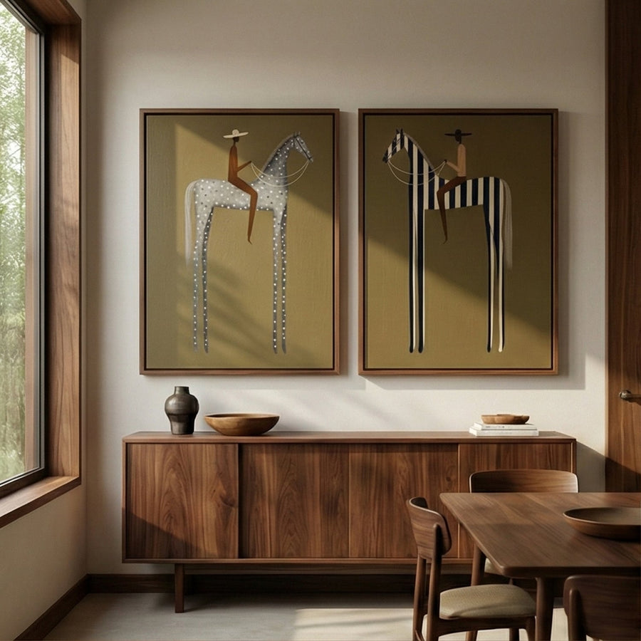 Vintage Americana Art | Spot & Stripe