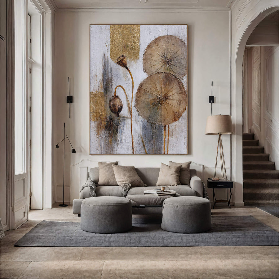 Wabi-Sabi Art | Withered Lotus Pods