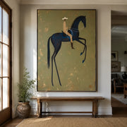 Vintage Americana Art | Midnight Poise