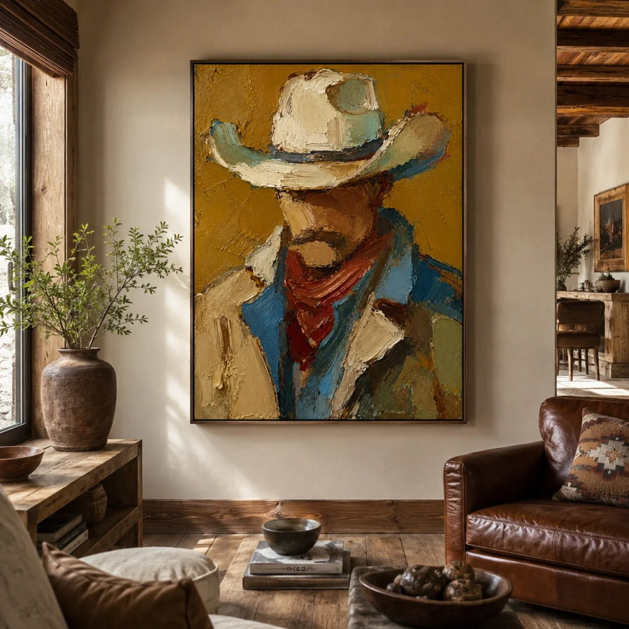 Vintage Americana Art | The Weight of the Western Sky