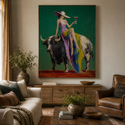 POP Art | Velvet Dominion Beneath the Verdant Silence