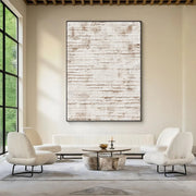 3D-Textured Art | Weathered Stripe Relief