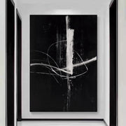 Abstract Art | Monochrome Dynamic Strike