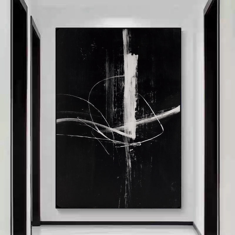 Abstract Art | Monochrome Dynamic Strike