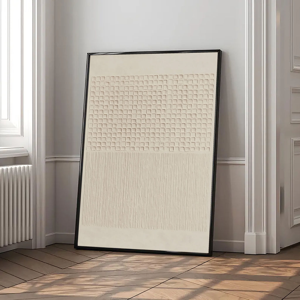 3D-Textured Art | Minimal Texture Contrast