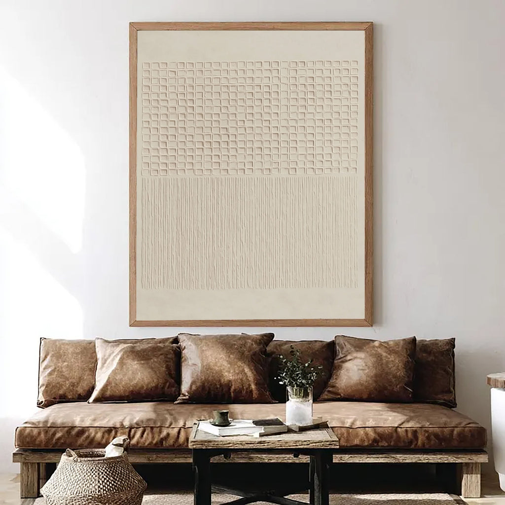 3D-Textured Art | Minimal Texture Contrast