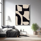 Abstract Art | Monochrome Shape Harmony