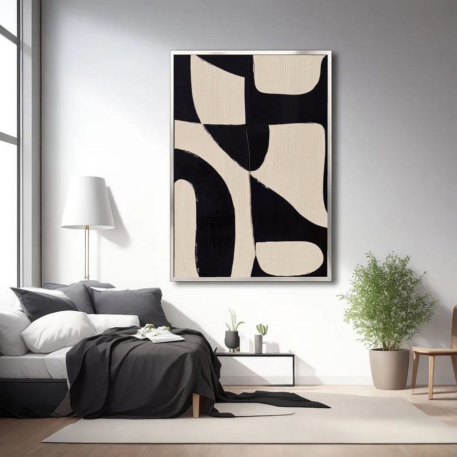 Abstract Art | Monochrome Shape Harmony