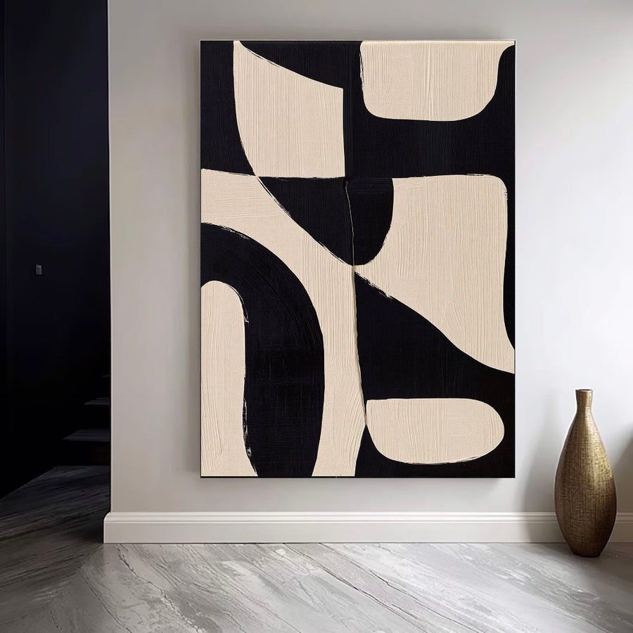 Abstract Art | Monochrome Shape Harmony
