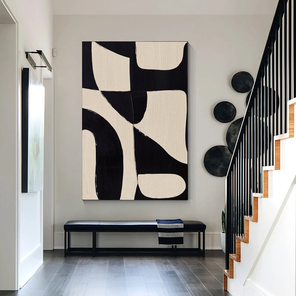 Abstract Art | Monochrome Shape Harmony