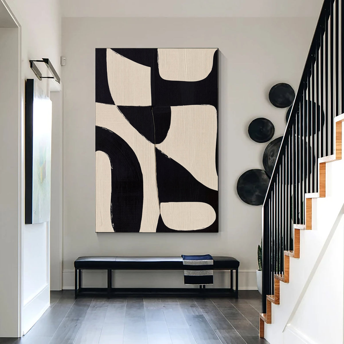 Abstract Art | Monochrome Shape Harmony