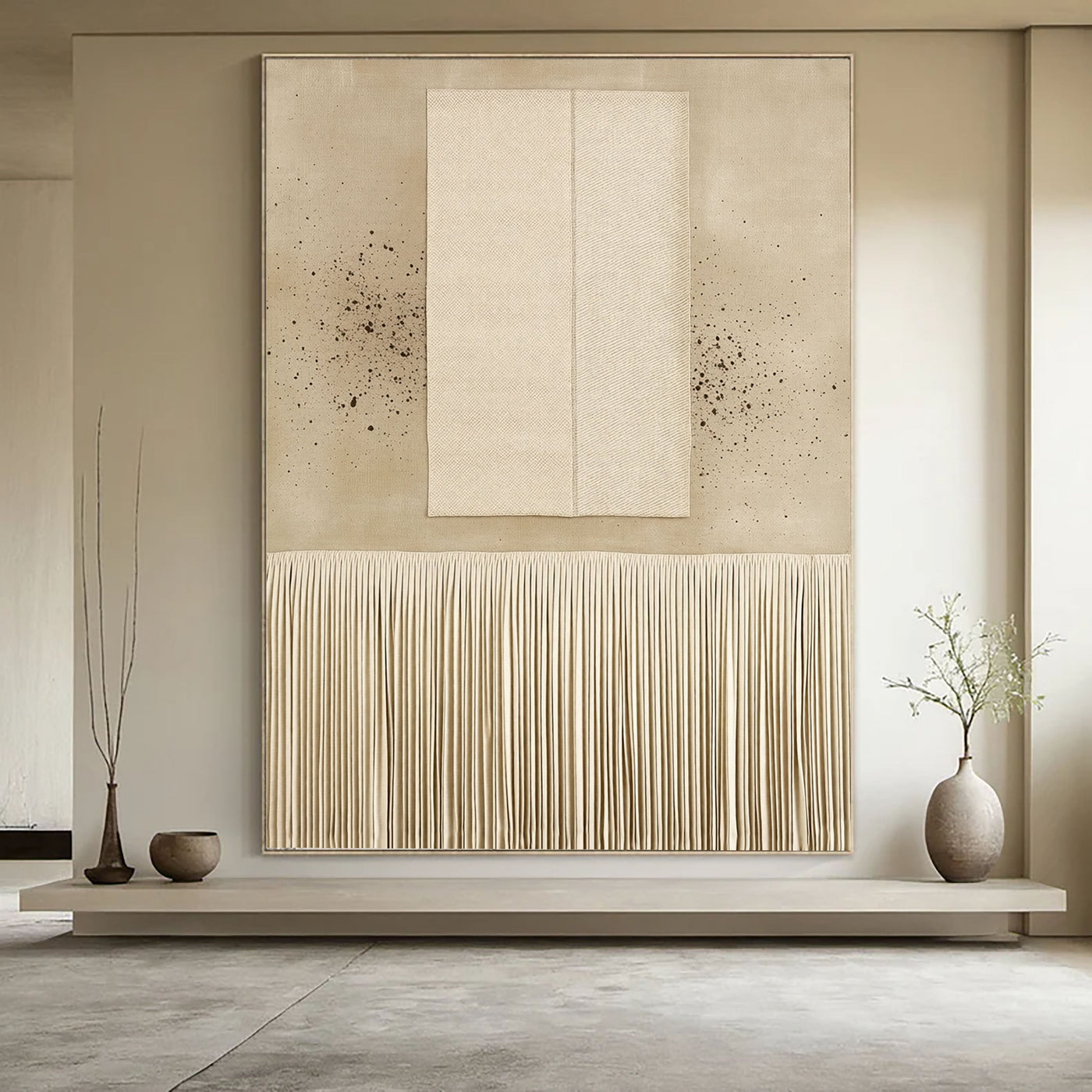 Wabi-Sabi Art | Fringe & Speckle Serenity