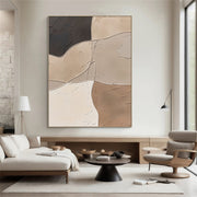 3D-Textured Art | Warm Curve Blocks