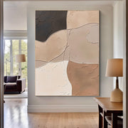 3D-Textured Art | Warm Curve Blocks