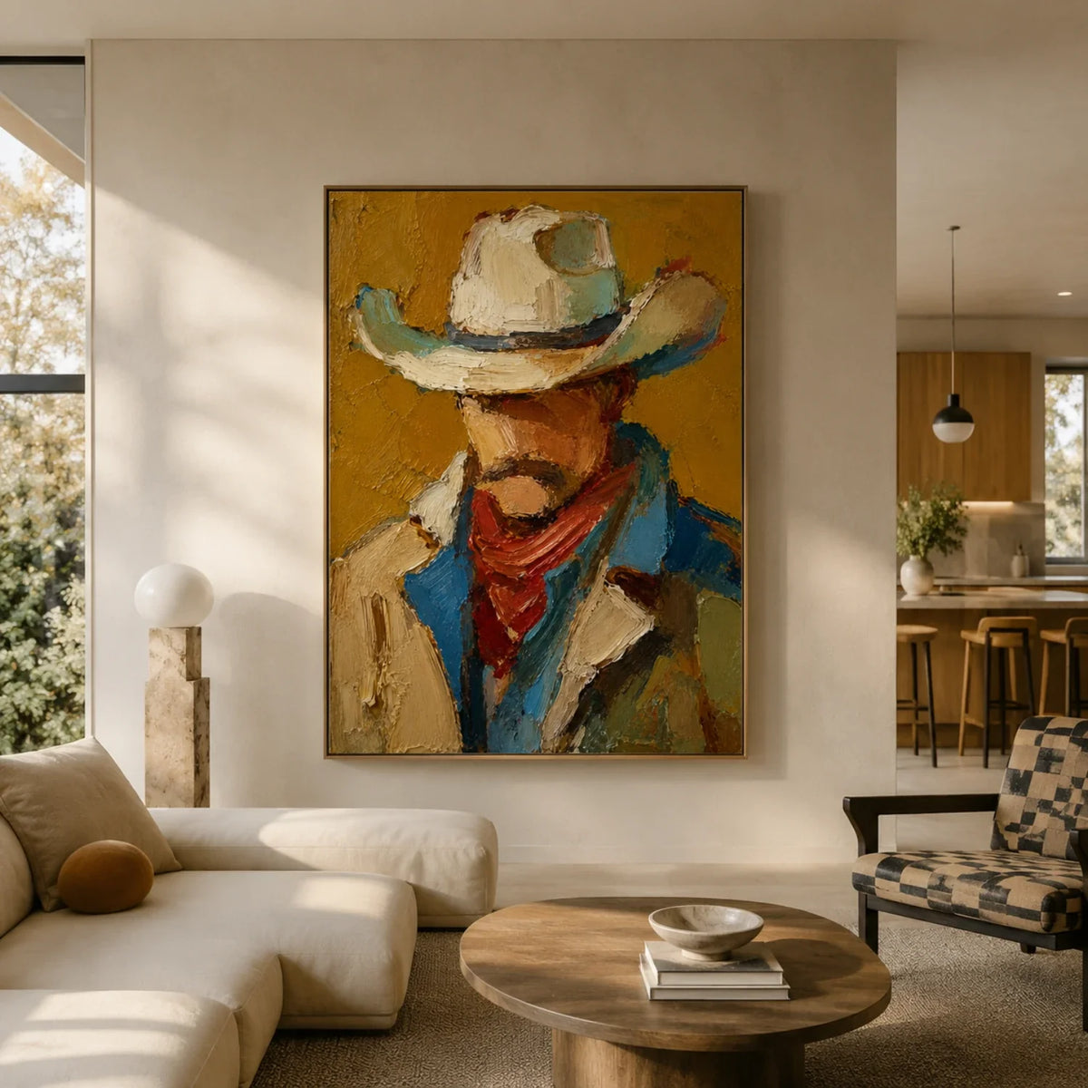 Vintage Americana Art | The Weight of the Western Sky