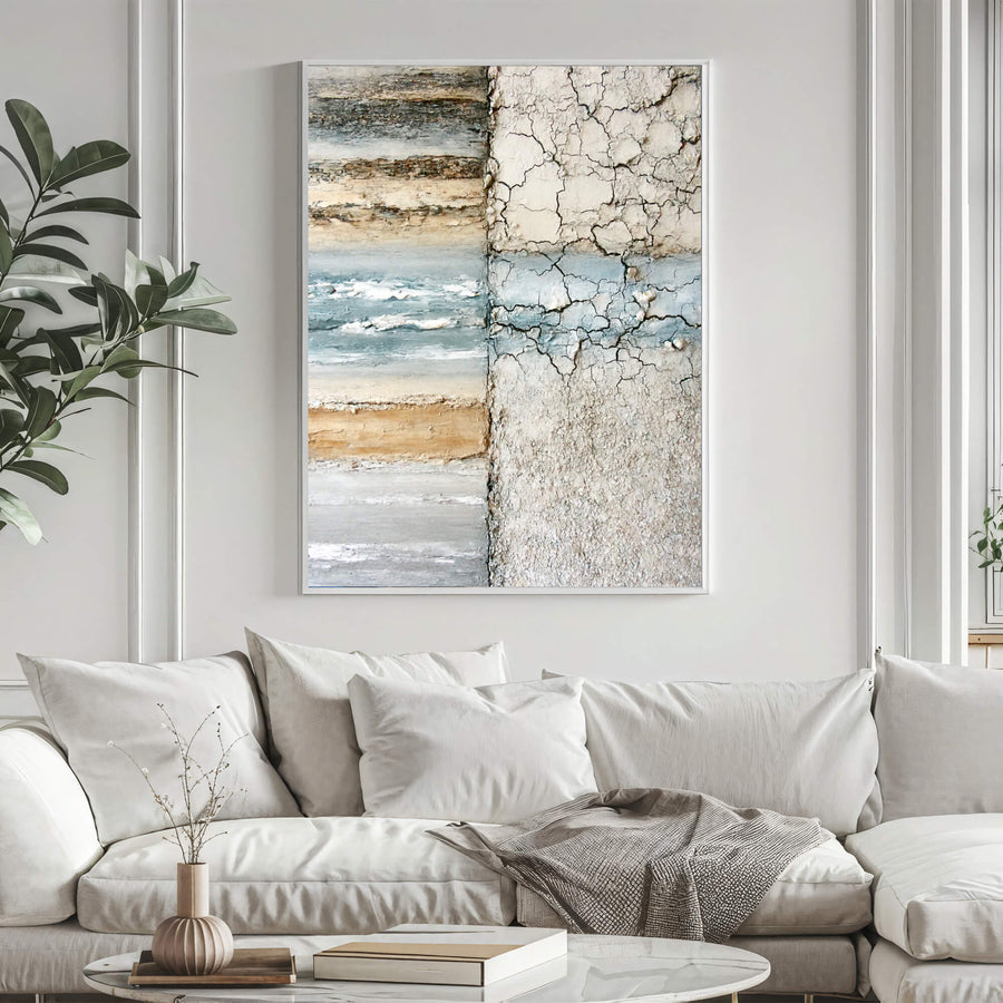 Wabi-Sabi Art | Stratified Cracked Earth
