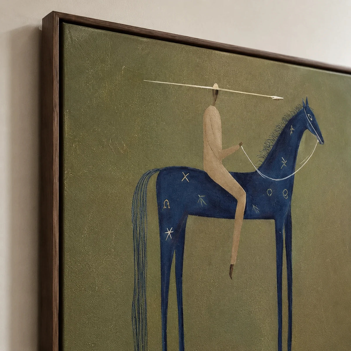 Vintage Americana Art | Emerald Stillness