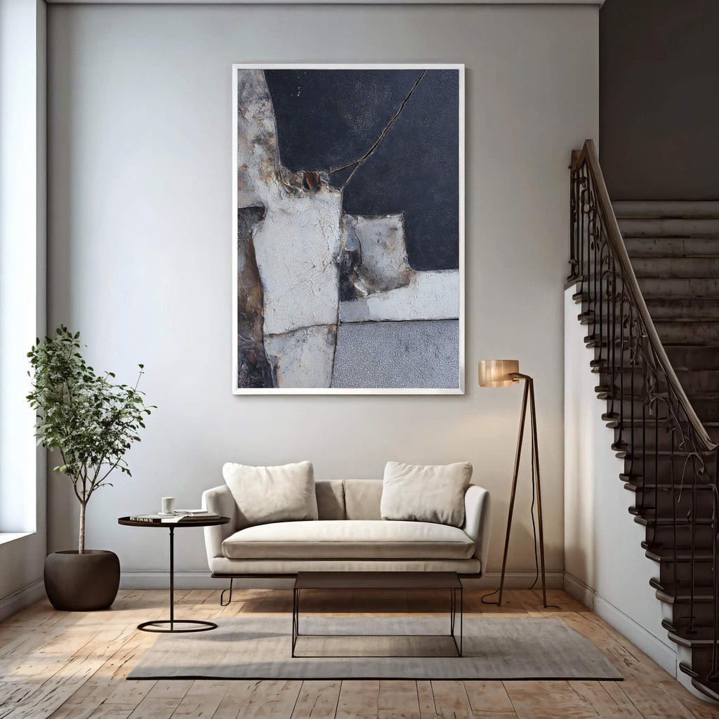 Wabi-Sabi Art | Aged Patchwork Tones