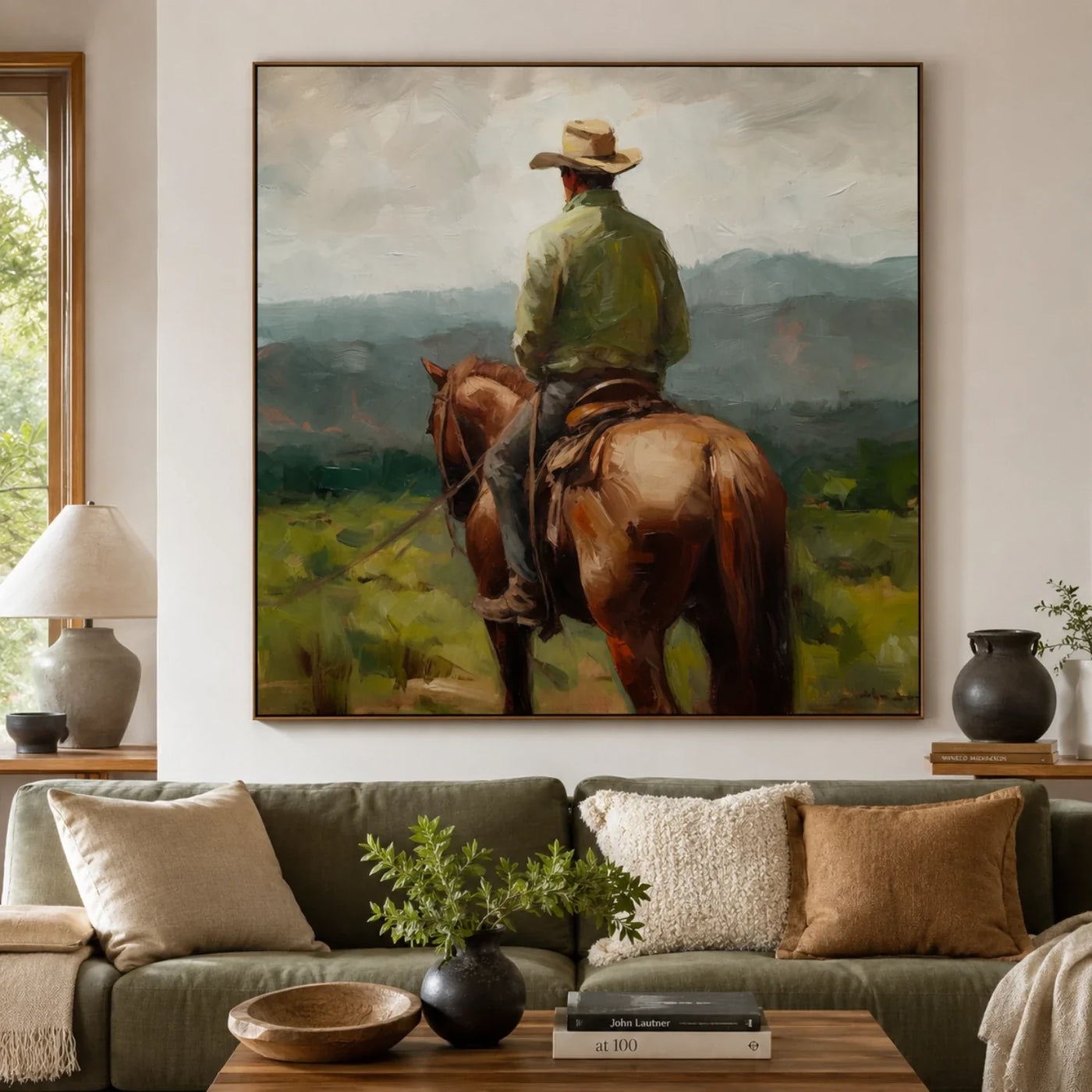 Vintage Americana Art | Where the Quiet Horizon Waits