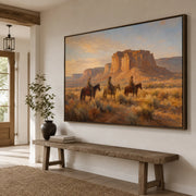 Vintage Americana Art | Where the Stone Keeps Time