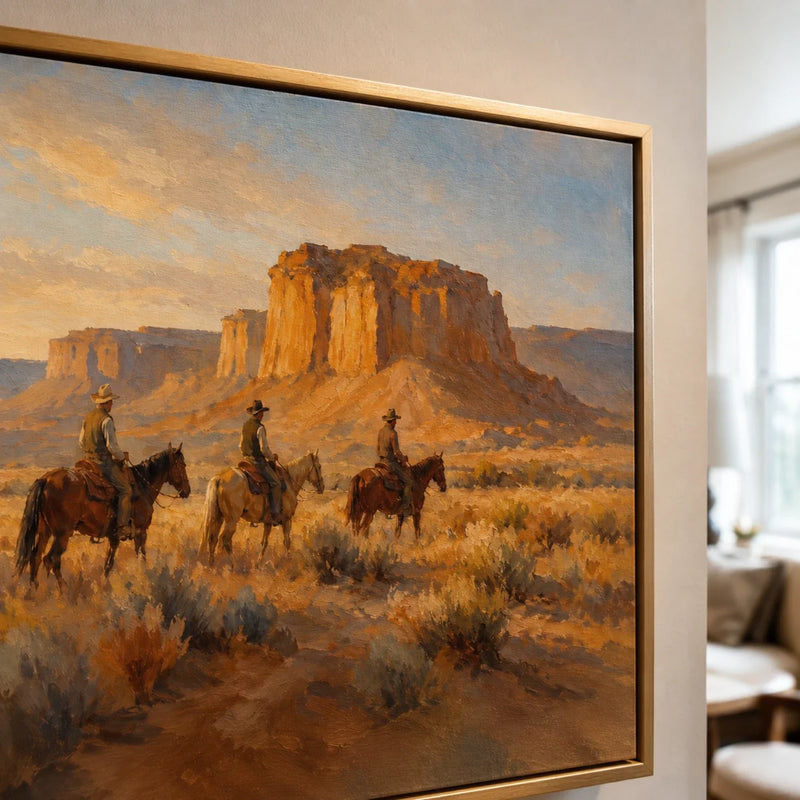 Vintage Americana Art | Where the Stone Keeps Time