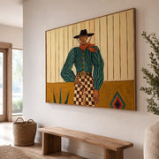 Vintage Americana Art | The Quiet Geometry of the Plains