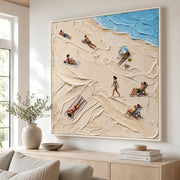 3D textured Art | Stillness at Low Tide