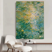 Impressionist Art | Emerald Water Glow