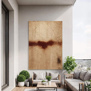 Wabi-Sabi Art | Cracked Earth Stain