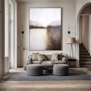 Impressionist Art | Misty Lake Reflections