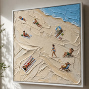 3D textured Art | Stillness at Low Tide
