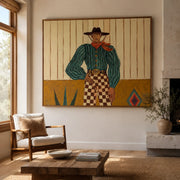 Vintage Americana Art | Songs Beneath the Desert Moon