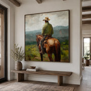 Vintage Americana Art | Where the Quiet Horizon Waits