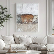 Wabi-Sabi Art | Rustic Cracked Patina