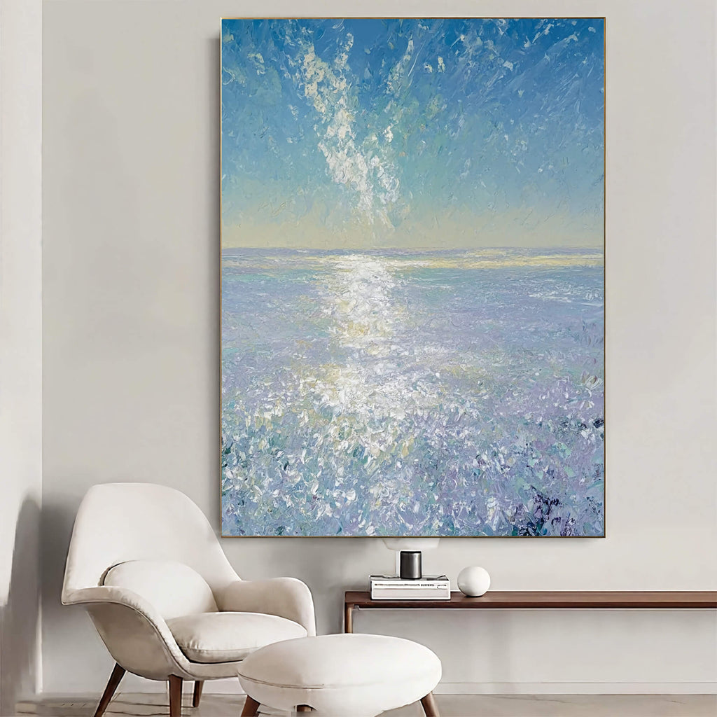 Impressionist Art | Coastal Light Path