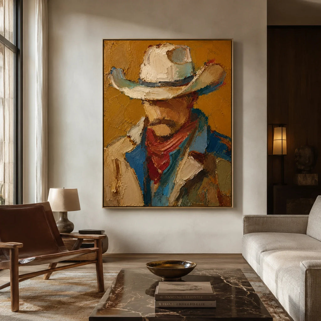Vintage Americana Art | The Weight of the Western Sky